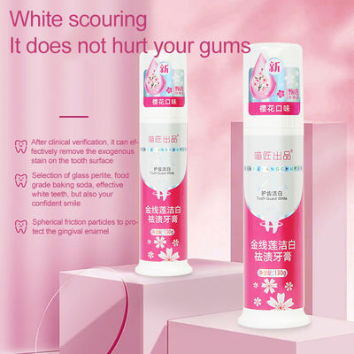Squeeze Toothpaste Repair Gums and Whiten Teeth with Herbal Ingredient OEM Accepted