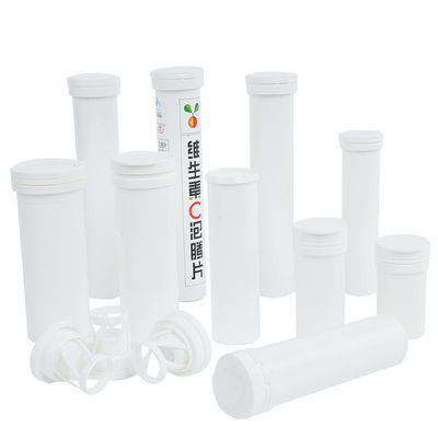 Custom Logo PP Bottle Matte Surface Handling Electrolyte Effervescent Tablets Tube