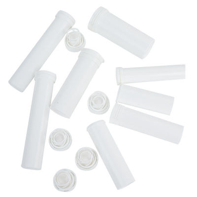 Custom Logo PP Bottle Matte Surface Handling Electrolyte Effervescent Tablets Tube