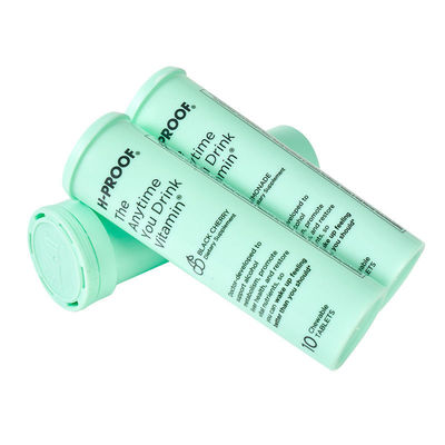 Design Vitamin C Effervescent Tablets Tube Empty 50ml Plastic Bottle with Cap