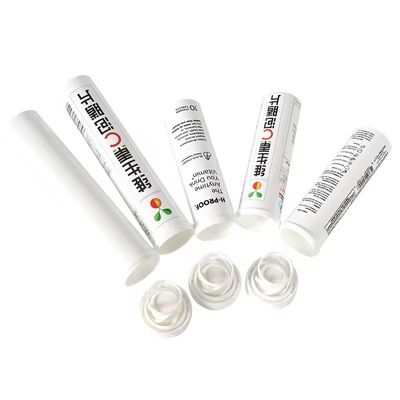 2024 PP Plastic Effervescent Tablet Tube with Easy Cleaning Function and OEM Acceptance