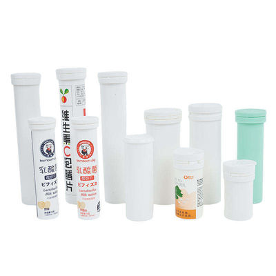 Customized Logo Color Empty Plastic Tube for Vitamin C Plus Effervescent Tablets As Picture