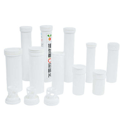 Product White Effervescent Tablet Bottle Logo Tube with Cap Print Color 6 colors MAX