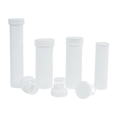 Food Grade PP Customized White Long Collagen Effervescent Tubes for Vitamin C Tablets