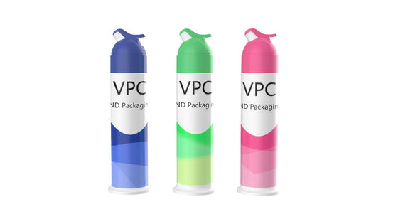 One-handed Operation Eco-Friendly PP Plastic Pump Bottles Toothpaste Custom Color 100ml
